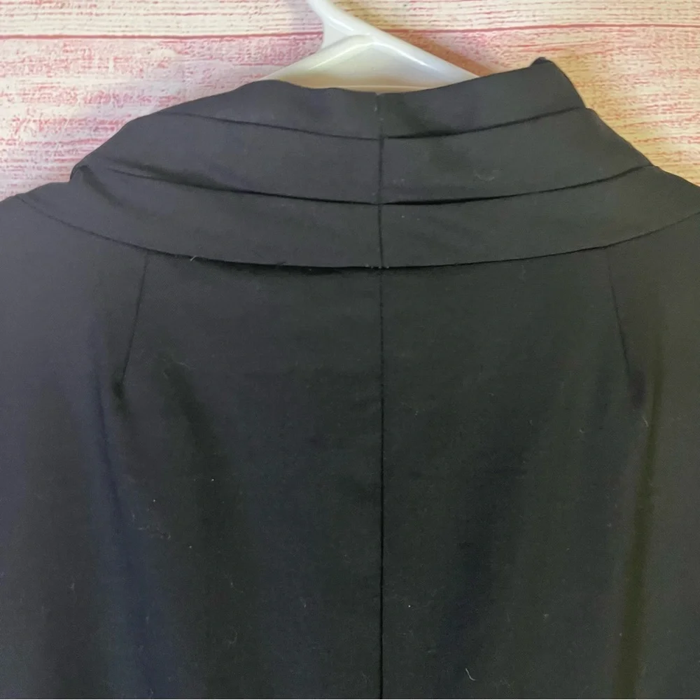 J.Crew Black Cowl Neck Wool Blend‎ Sheath Dress Size 4